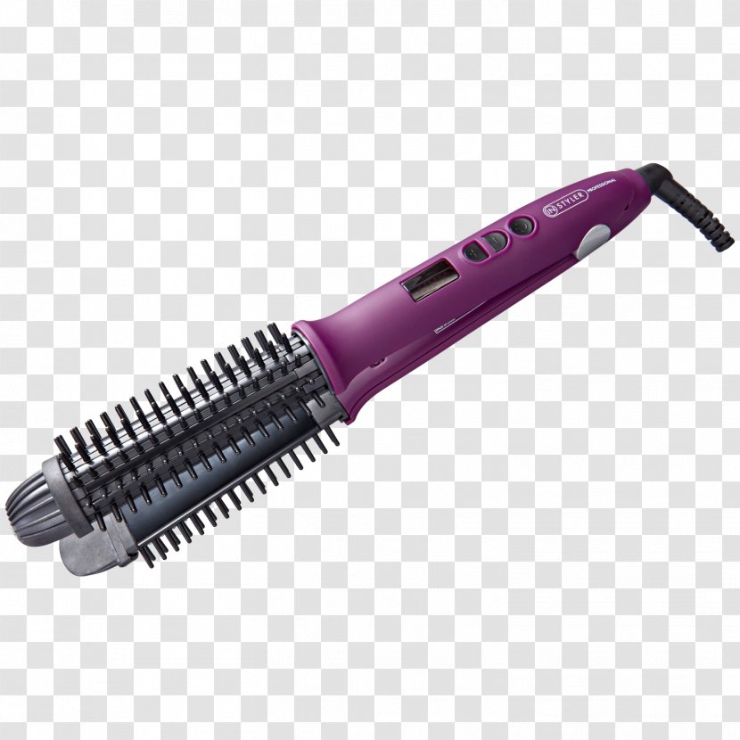 Hair Iron Comb Straightening Roller Brush Transparent PNG