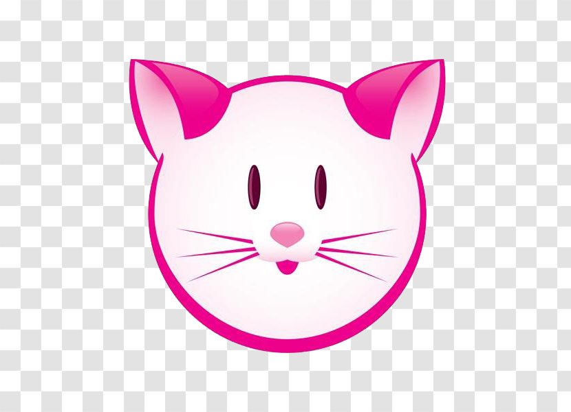 Pink Cat Kitten Clip Art - Tree - Nose Transparent PNG