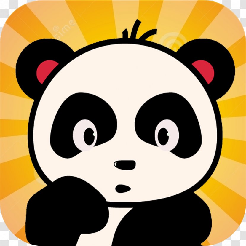 Giant Panda Cute Pretty Newborn Baby Kawaii Bloqueio - Heart Transparent PNG