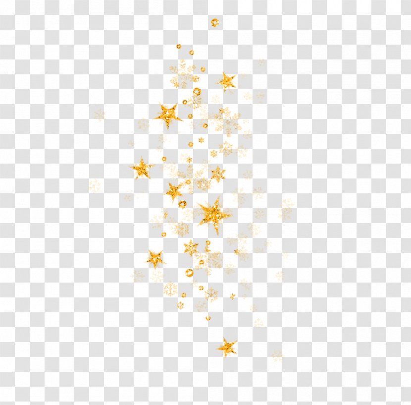 Star Euclidean Vector Icon - Symmetry - Golden Stars Floating Material Transparent PNG