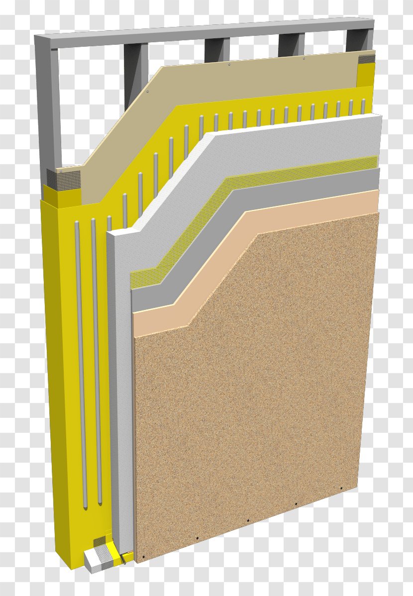 Exterior Insulation Finishing System Building Envelope Wall - Metal Screen Frame Transparent PNG