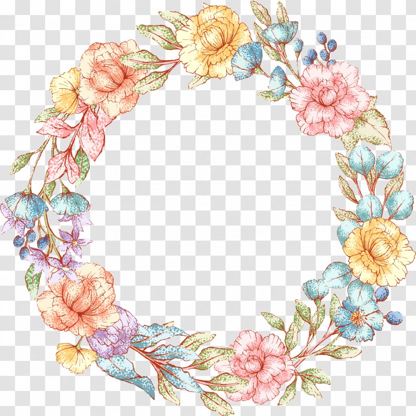 Christmas And Holiday Season Wish Happiness Gift - Eve - Floral Wreath Transparent PNG