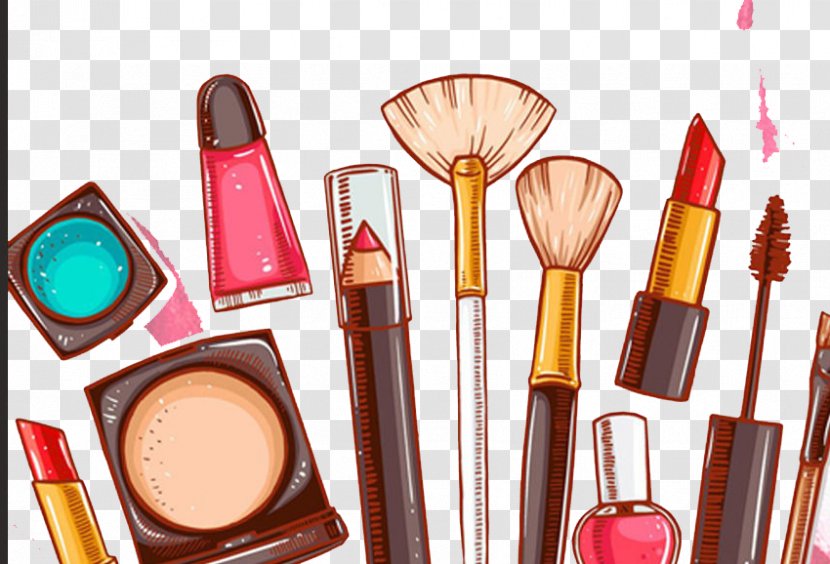 Lipstick Cosmetics Make-up Makeup Brush - Health Beauty - Tools Transparent PNG