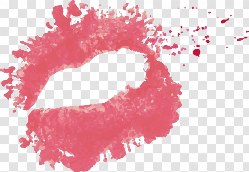 Lip Illustration - Lipstick - Red Transparent PNG
