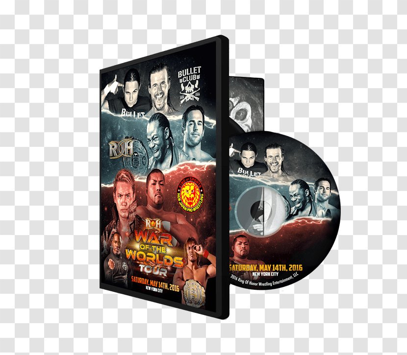 ROH/NJPW War Of The Worlds Dearborn Ring Honor New Japan Pro-Wrestling Chaos - Dvd Transparent PNG