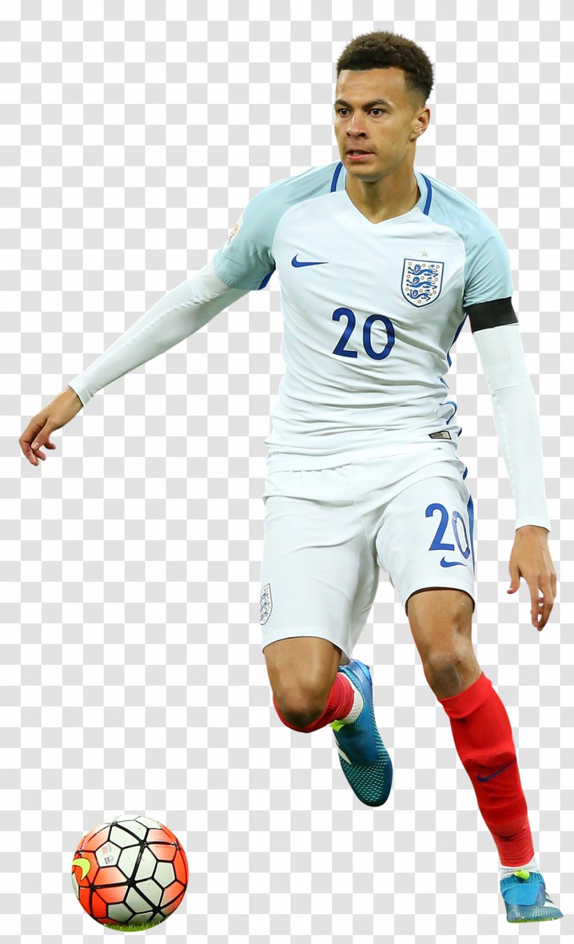 Dele Alli England National Football Team Soccer Player Rendering - Paulo Dybala Transparent PNG