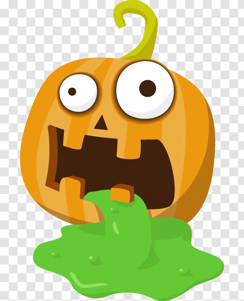 Jack-o-Lantern Halloween Carved Pumpkin - Smile - Jackolantern Plant Transparent PNG