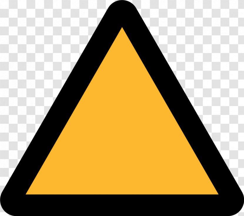 Warning Sign Symbol Clip Art - Traffic - Caution Triangle Transparent PNG