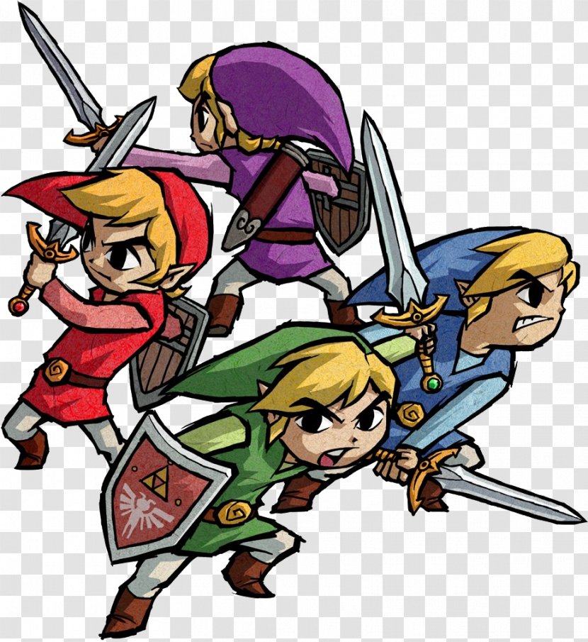 The Legend Of Zelda: Four Swords Adventures A Link To Past And GameCube - Heart - Zelda Transparent PNG