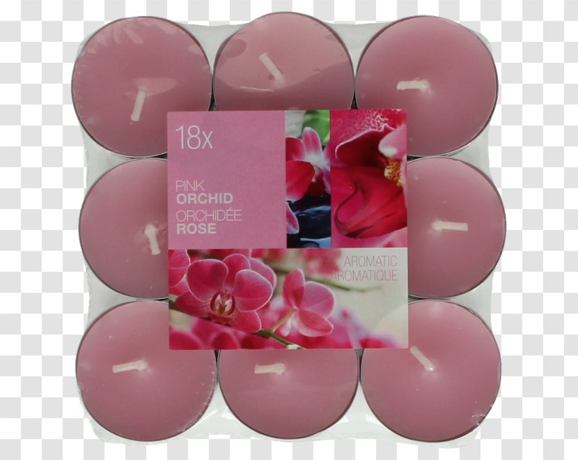 Tealight Candle Doftljus XXXLutz Lantern - Metal - Pink Orchid Transparent PNG