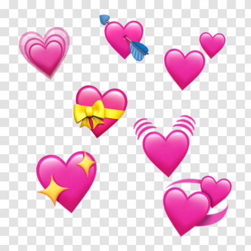 Emoji Heart Image PicsArt Photo Studio IOS - Valentines Day Transparent PNG