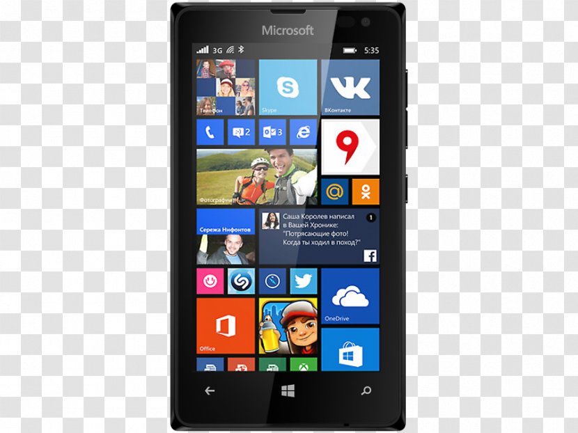 Microsoft Lumia 535 HTC Windows Phone 8X Nokia Series - Communication Device Transparent PNG