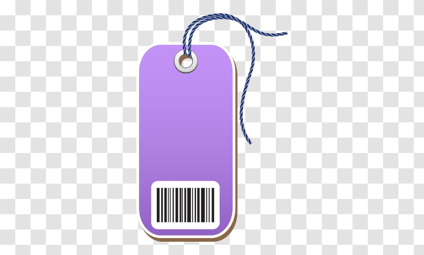 Euclidean Vector Gratis - Purple - Barcode Tag Design Picture Transparent PNG