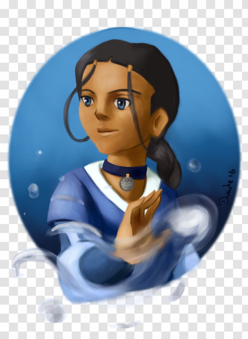 Human Behavior Cartoon Figurine - Silhouette - Avatar The Last Airbender Katara Transparent PNG