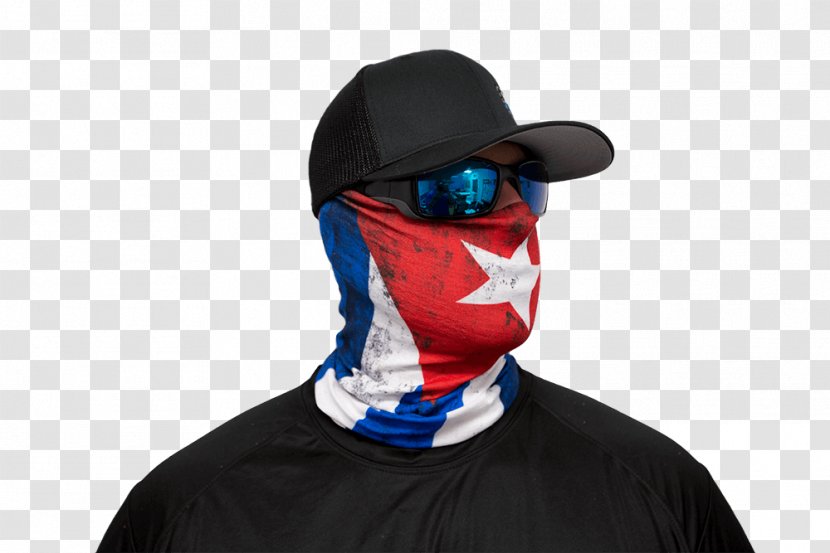 Flag Of Cuba Face Shield Kerchief Transparent PNG