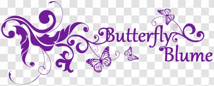 Logo Calligraphy Blackout Font - Art - Butterfly Transparent PNG