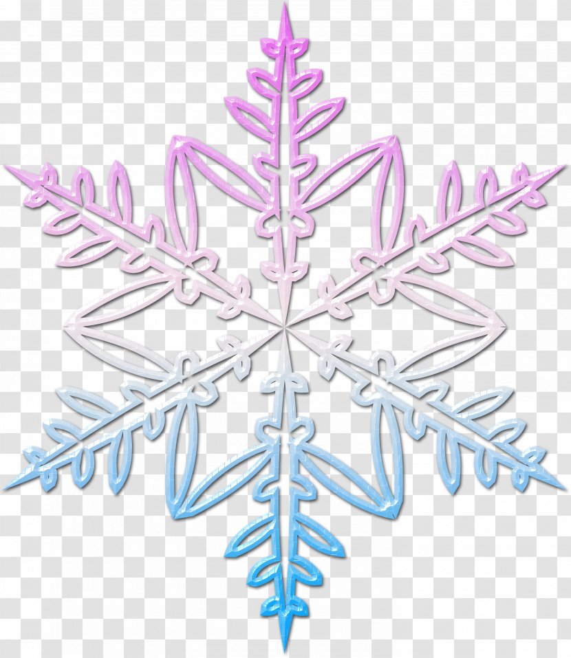 Snowflake Symmetry Leaf Pattern - Snowflakes Transparent PNG