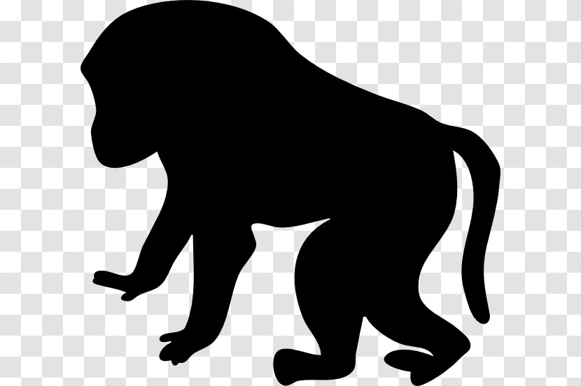 Mandrill Primate Clip Art - Carnivoran - Orangutan Clipart Transparent PNG