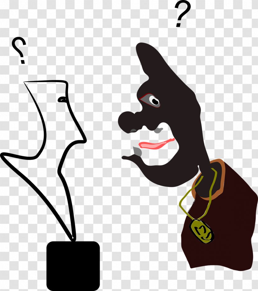 Cartoon Royalty-free Clip Art - Fictional Character - Confused Man Transparent PNG