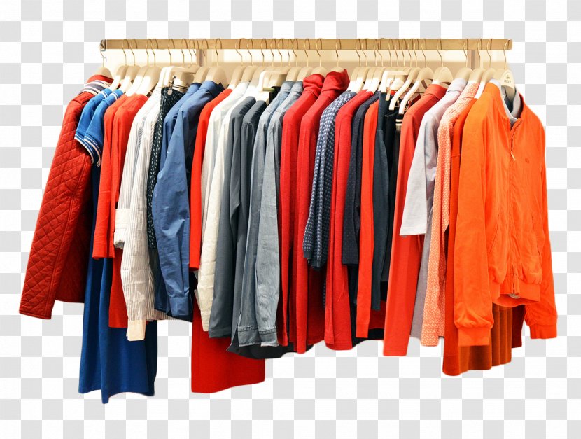 Clothing Used Good Retail Shopping Sales - Clothes In The Closet Transparent PNG