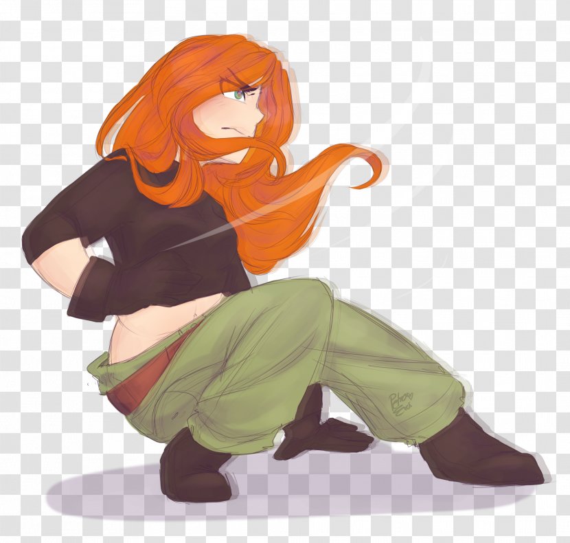 Shego Cartoon Drawing - Watercolor - Sitting Transparent PNG