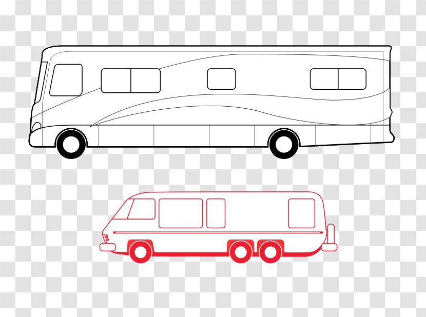 GMC Motorhome Car Campervans Clip Art - Rectangle Transparent PNG