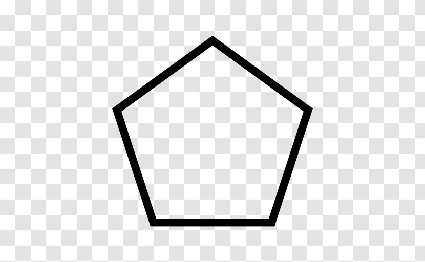 Regular Polygon Pentagon Shape Geometry - Face Transparent PNG