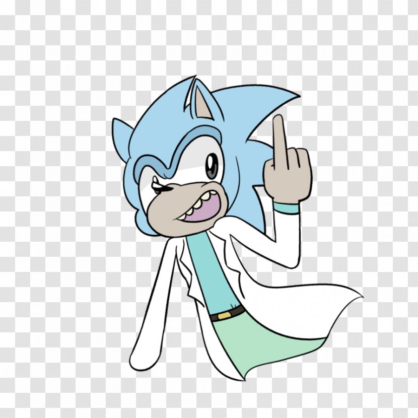 Sonic The Hedgehog Rick Sanchez Drawing Character - Heart Transparent PNG