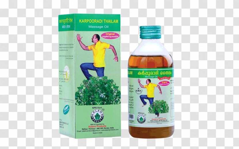 Ayurveda Thrissur Massage KALANS PRODUCTS - Pain - Oil Transparent PNG