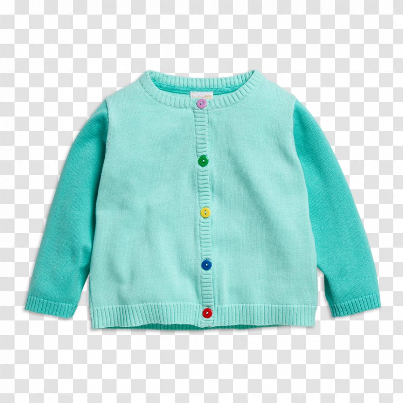 Cardigan Sleeve Button Turquoise Barnes & Noble - Sweater Transparent PNG