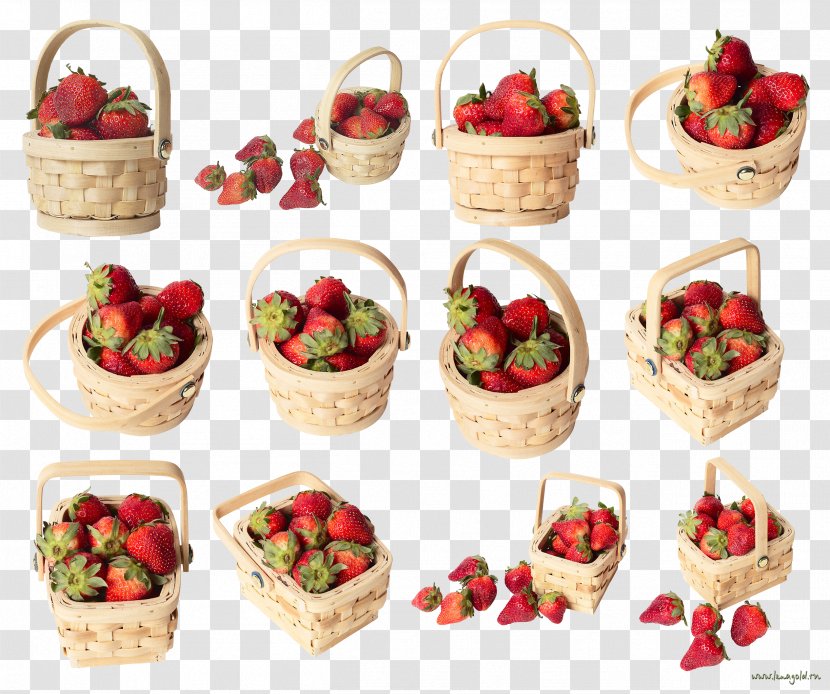Musk Strawberry Pie Aedmaasikas - Berry - Basket Collection Transparent PNG
