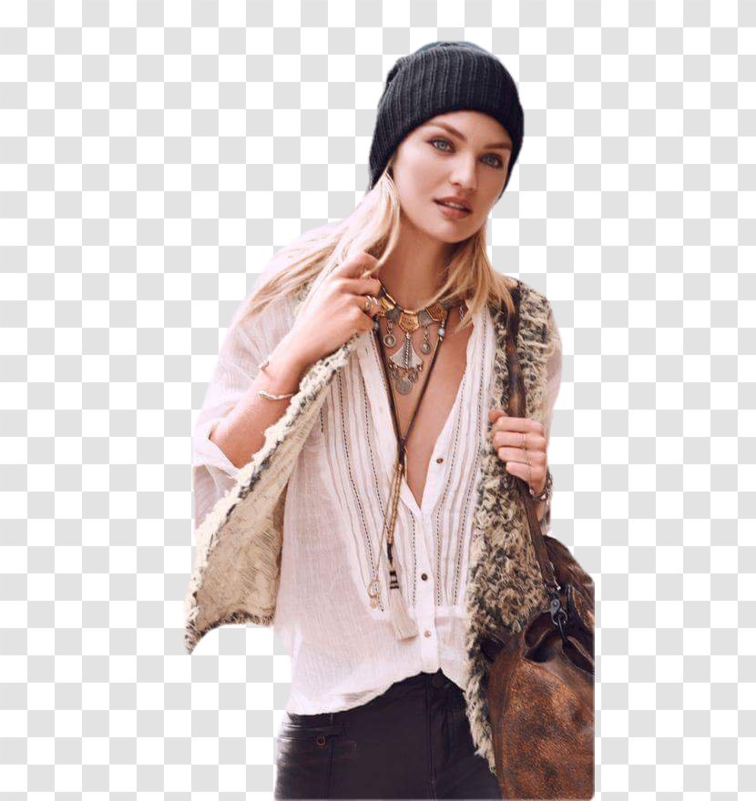 Candice Swanepoel Boho-chic Bohemianism Fashion Bohemian Style - Fur Clothing - Model Transparent PNG