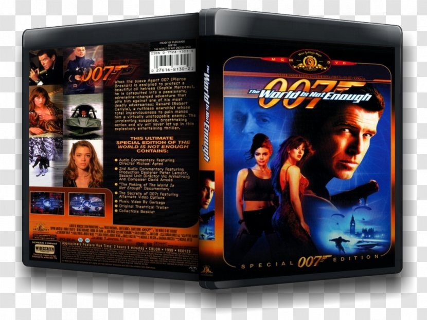 James Bond Film Series DVD Metro-Goldwyn-Mayer Blu-ray Disc - World Is Not Enough Transparent PNG