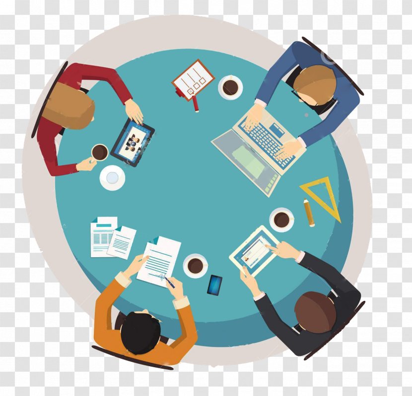 Flat Design Brainstorming - Royaltyfree - Meeting Transparent PNG