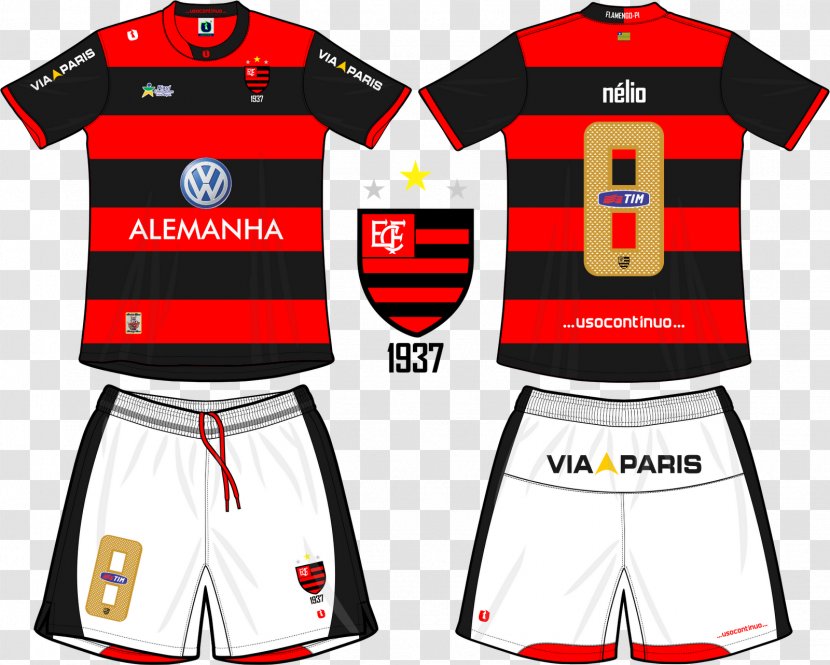 Clube De Regatas Do Flamengo Sports Fan Jersey Esporte Uniform Football - Raj Transparent PNG