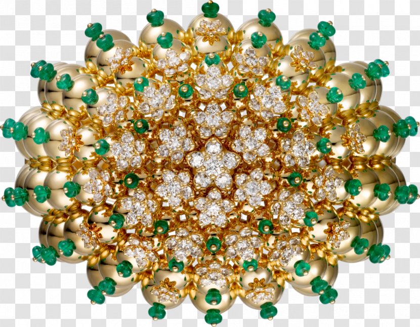 Emerald Jewellery Colored Gold Cartier Bracelet Transparent PNG