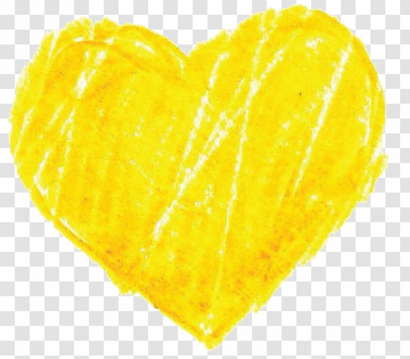 Yellow Website Clip Art - Mellow - Heart Pic Transparent PNG