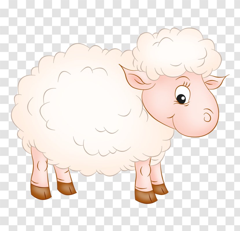 Sheep Goat Clip Art - Fictional Character Transparent PNG
