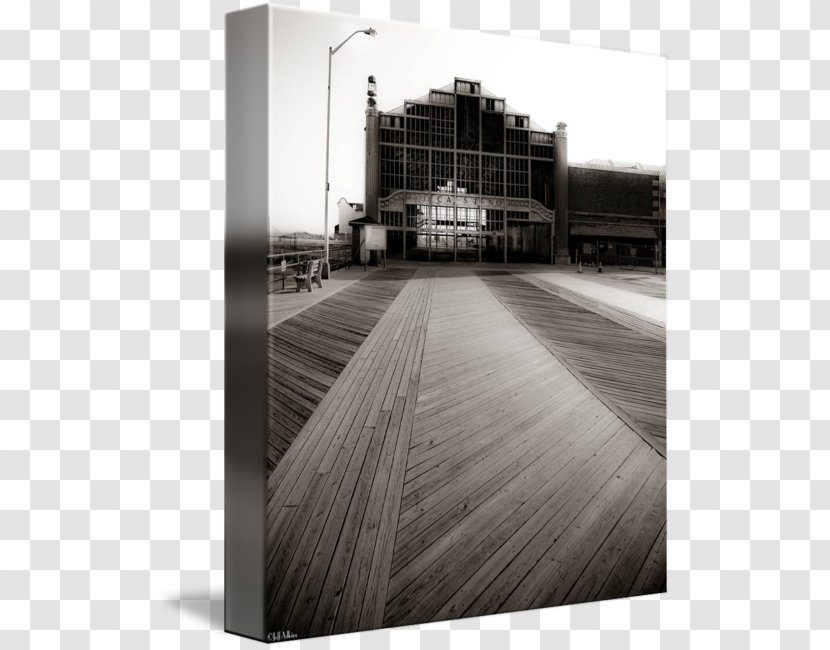 Asbury Park Architecture Facade Gallery Wrap Art - Flooring - Boardwalk Transparent PNG