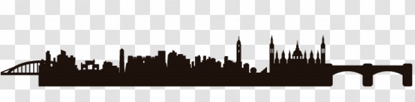 City Skyline Silhouette - Zaragoza - Skyscraper Blackandwhite Transparent PNG