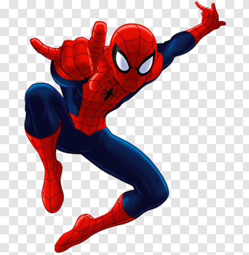 Spider-Man In Television Cartoon Friendly Neighborhood Superhero - Drawing - Spider-man Transparent PNG