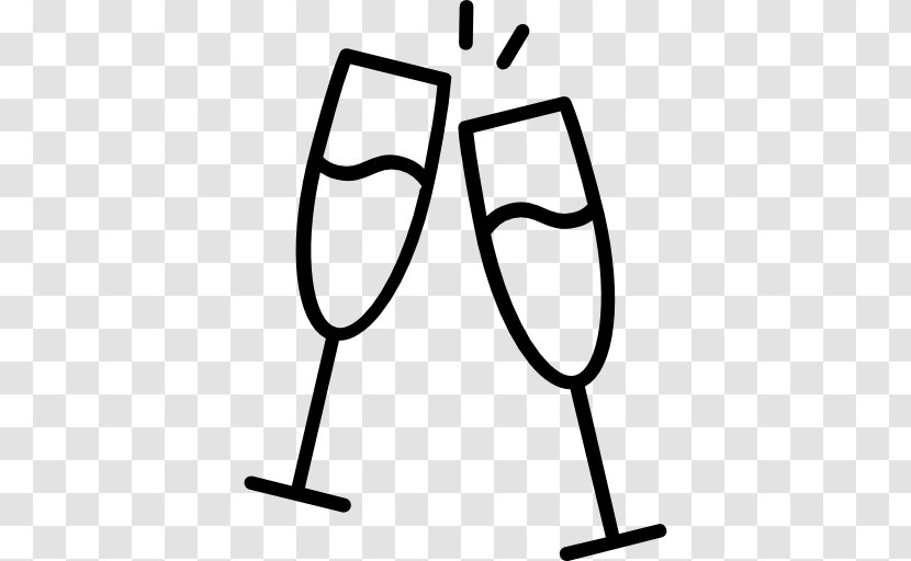 Champagne Glass Sparkling Wine - Cheers! Transparent PNG