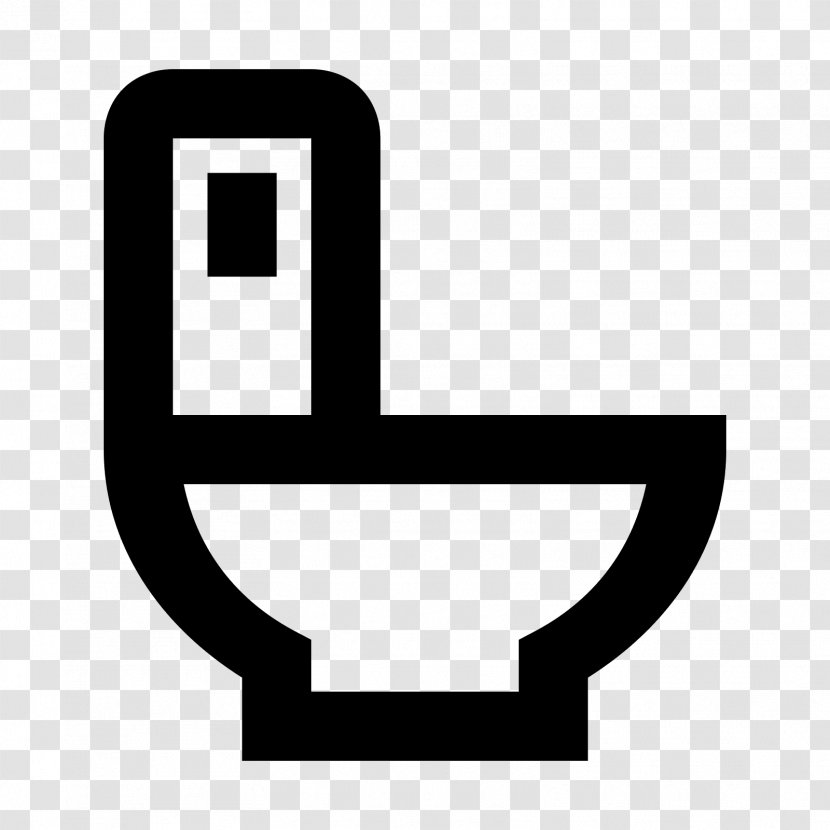 Flush Toilet Bowl Bathroom - Vector Transparent PNG