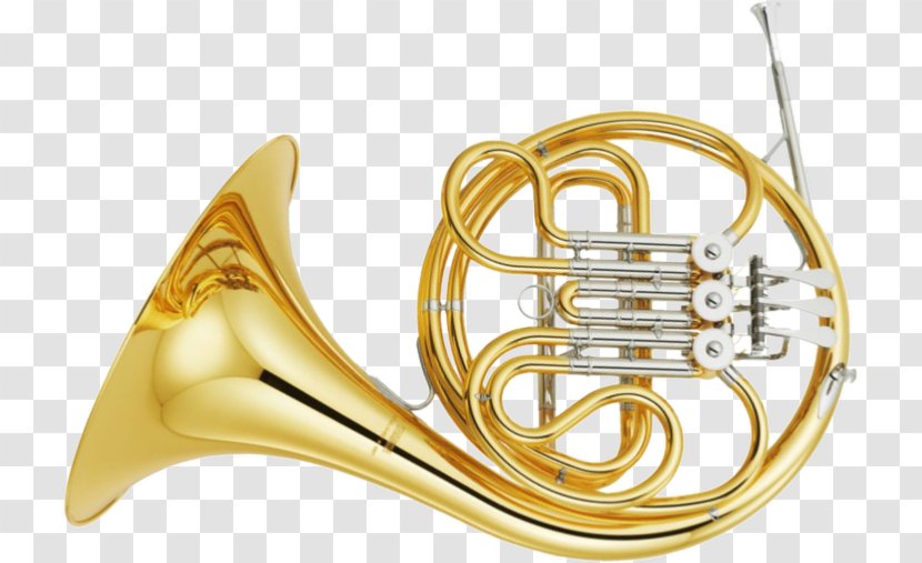 Brass Instruments Musical French Horns Trumpet Trombone - Cartoon - Shopping Basket Transparent PNG