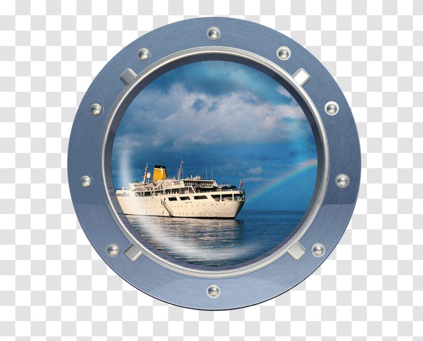 Window Wall Decal Porthole Sticker - Decorative Arts - Ship View Transparent PNG
