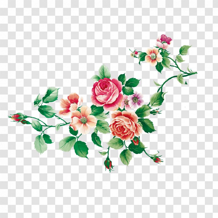 Garden Roses Flower Qixi Festival - Rose - Peony Transparent PNG