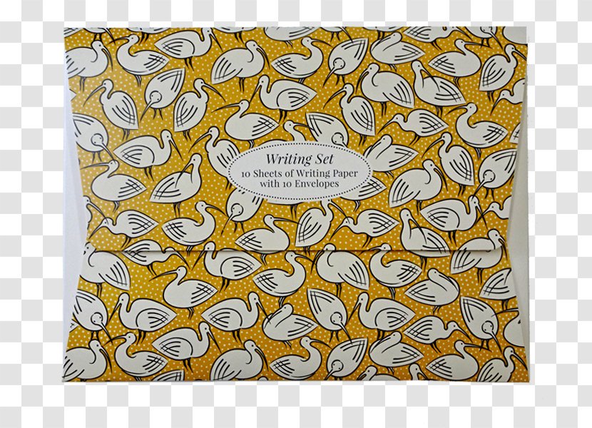 Yellow Writing Letter Cressida Bell - Textile Furnishings Transparent PNG