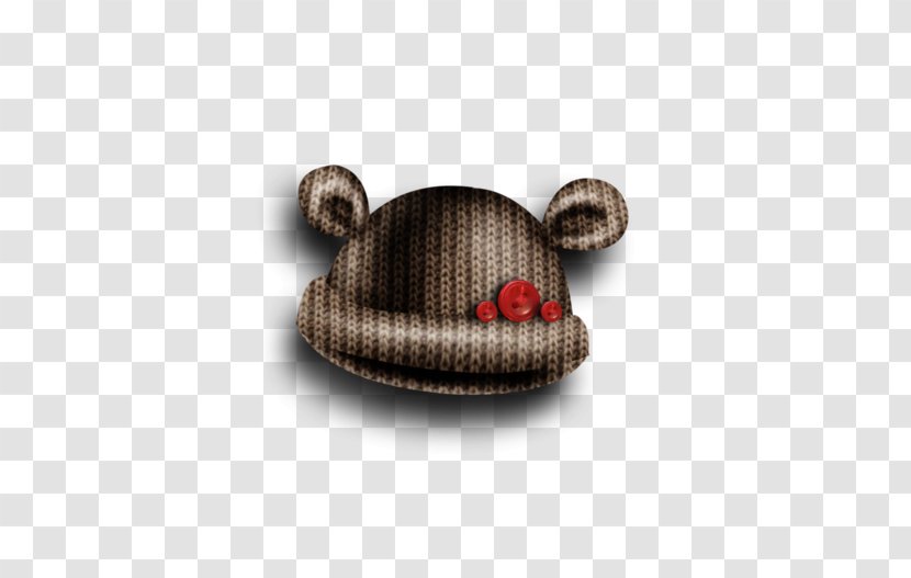 Brown Button Cap - Knit Hat Pattern Buttons Transparent PNG