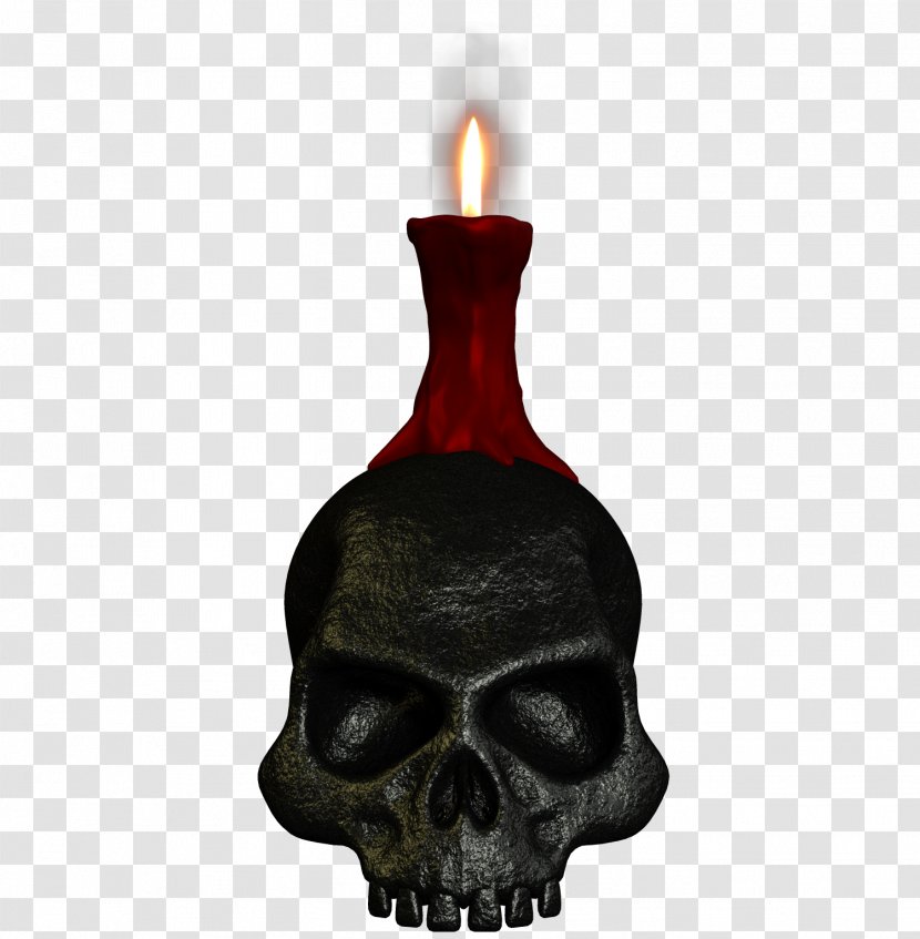 Lamp Candle Skull Transparent PNG