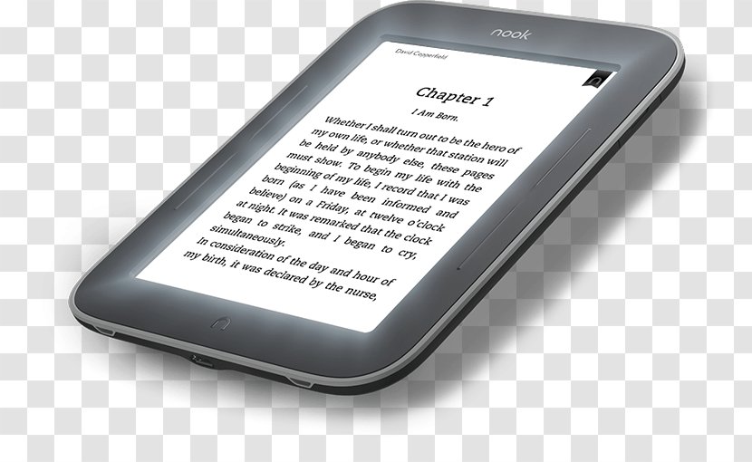 Nook Simple Touch Barnes & Noble Sony Reader E-Readers Book - Mobile Phone Transparent PNG